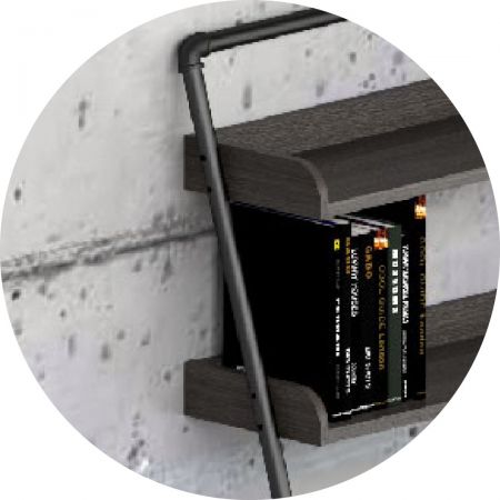 上方向に伸びる棚スペース。